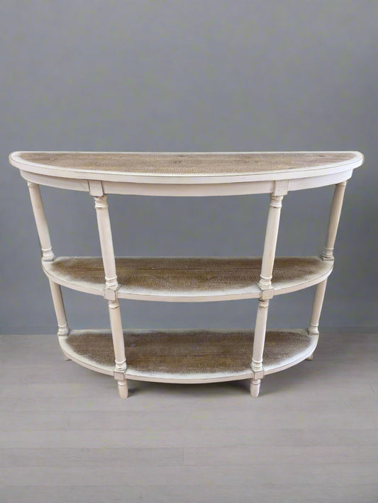 48" Long Wooden Painted Display Table