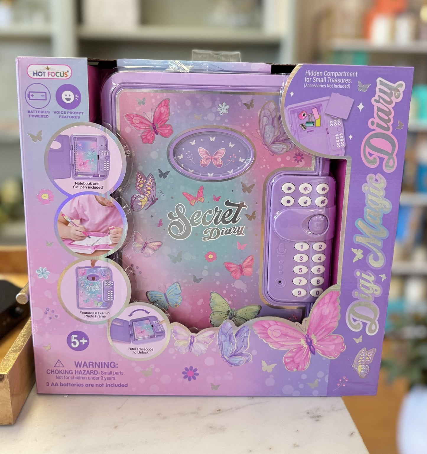 Digi Magic Diary, Tie Dye Butterfly