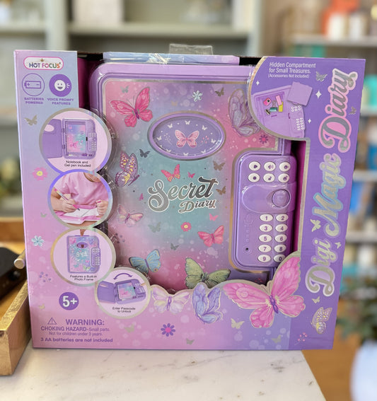 Digi Magic Diary, Tie Dye Butterfly