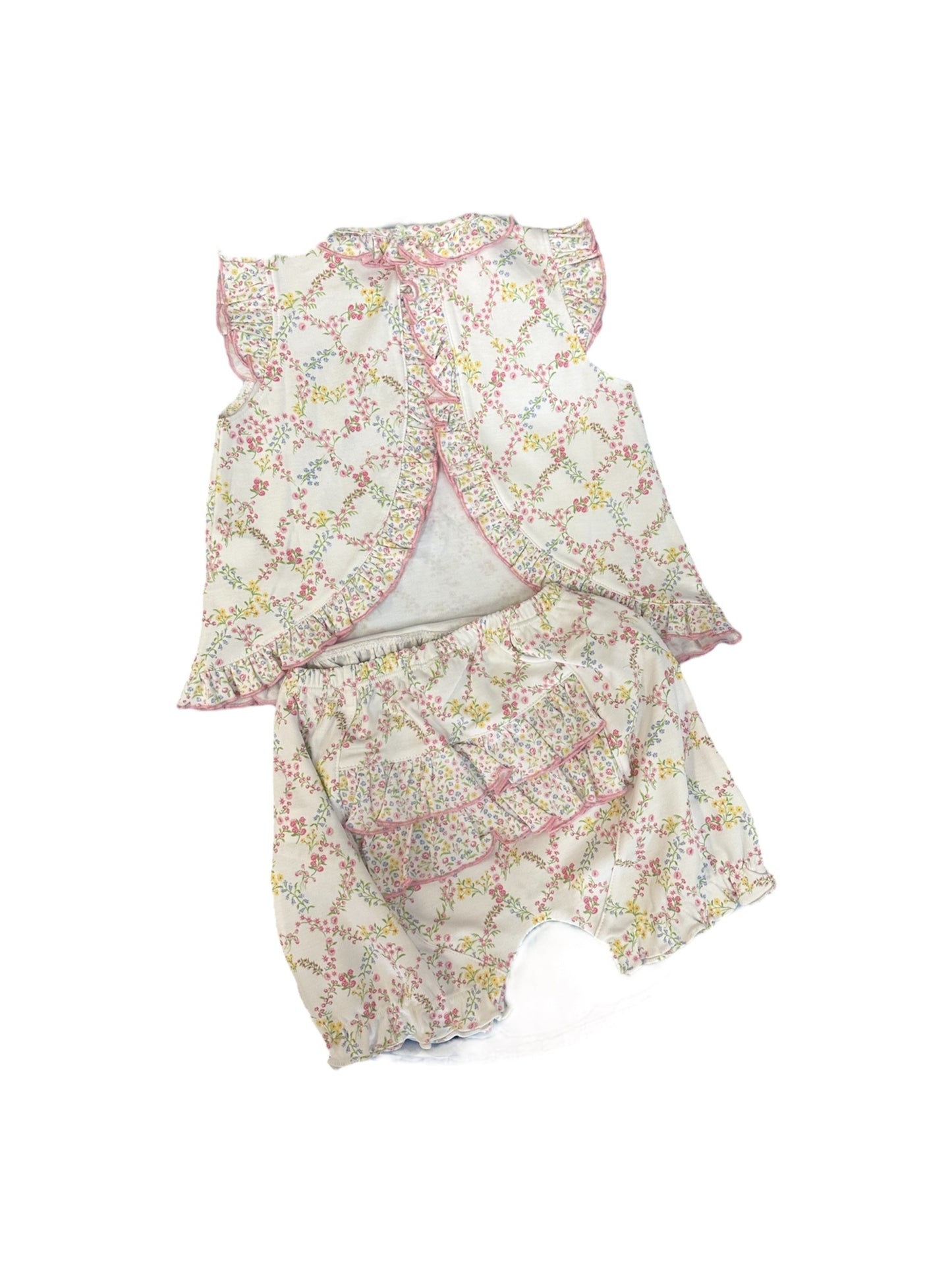 Kissy Kissy Garden Trellis Sunsuit Set