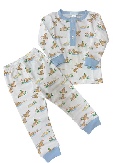 Pima Duck Long Sleeve PJs