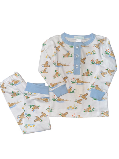 Pima Duck Long Sleeve PJs