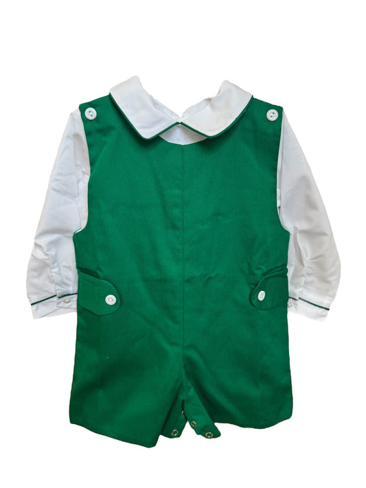 Classic Green Shortall with Long Sleeve Shirt