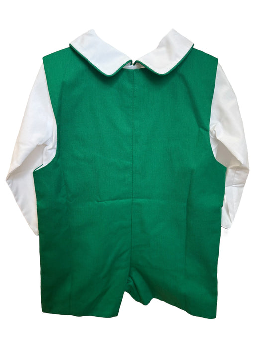 Classic Green Shortall with Long Sleeve Shirt