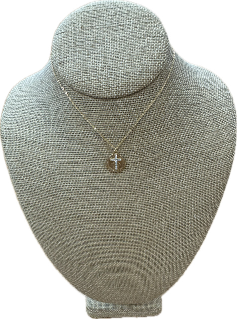 Mary and Cross necklace