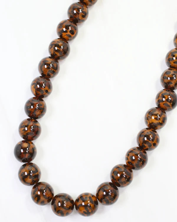 Tortoise Beaded Necklace