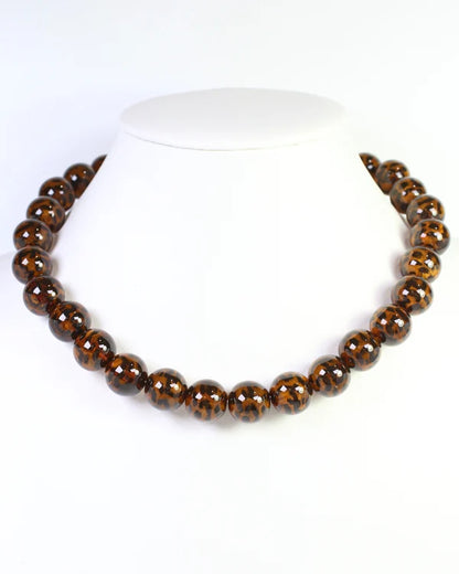 Tortoise Beaded Necklace