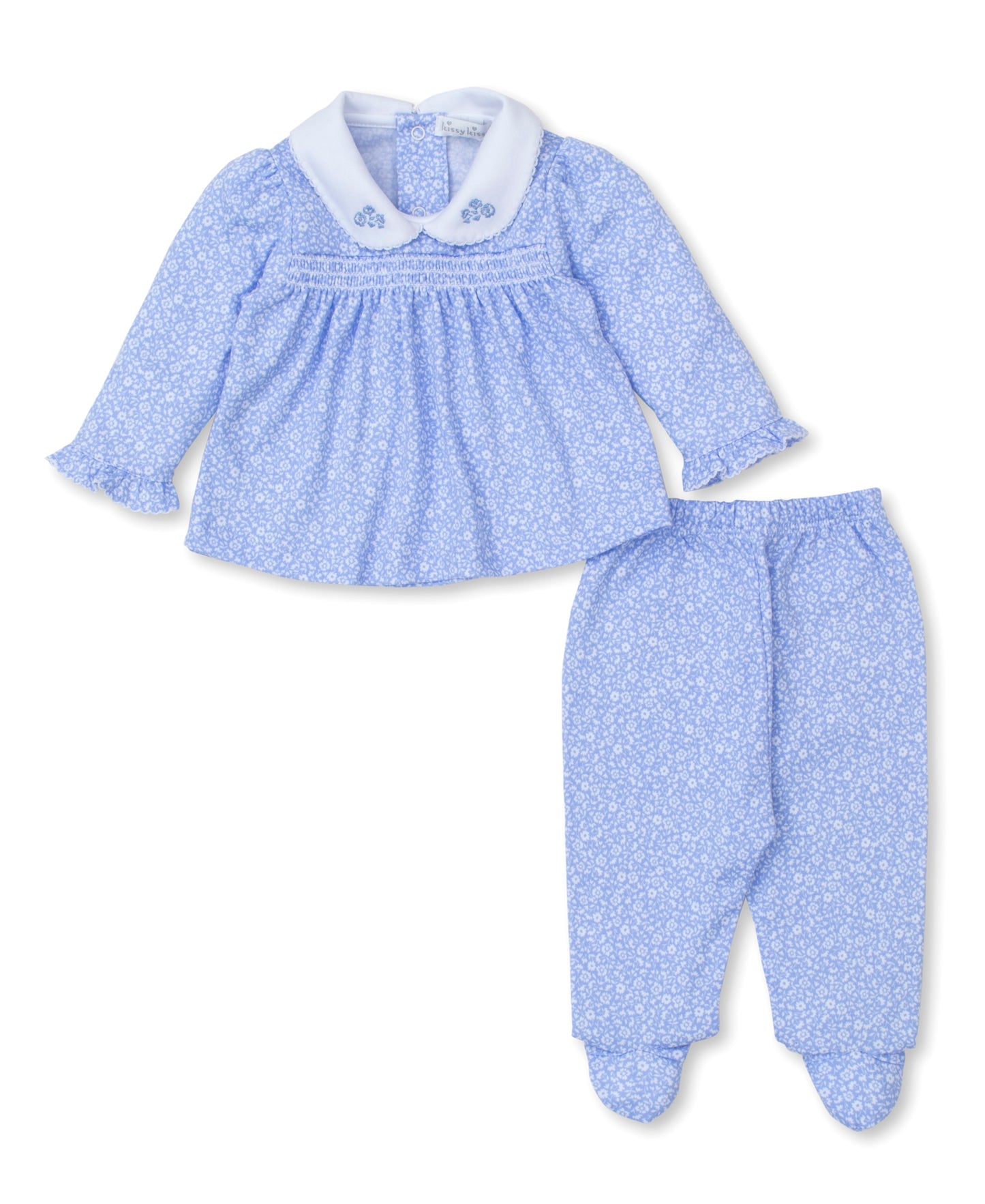 Kissy Kissy Footed Pant Set