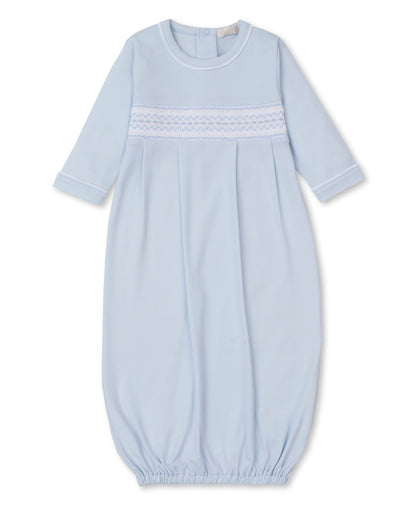 Kissy Kissy Hand Smocked CLB Charmed Sack Gown