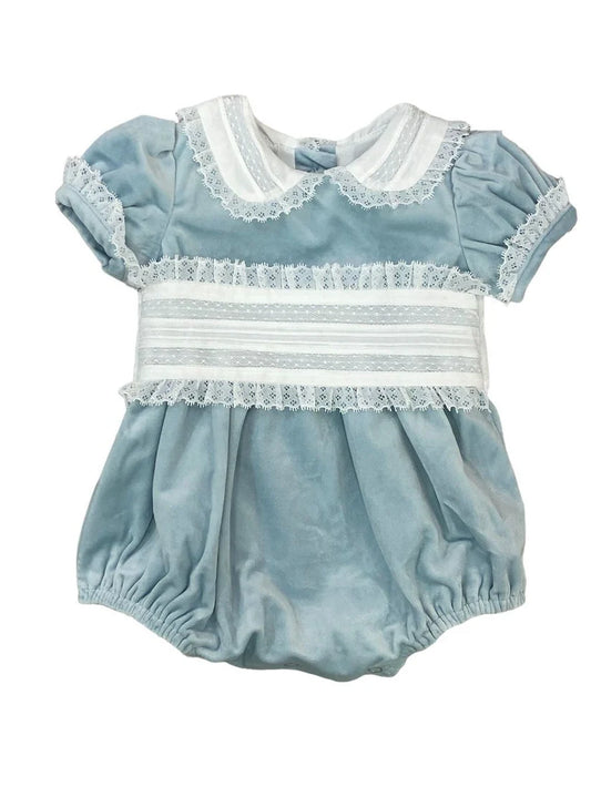 Ice Blue Velvet Bubble