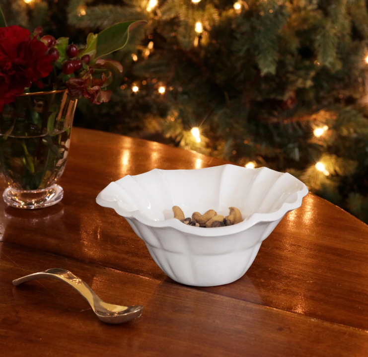 VIDA Tuscany Mini Bowl with Spoon (White)