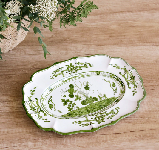 VIDA Faenza Med Oval Platter (Gr/wh)