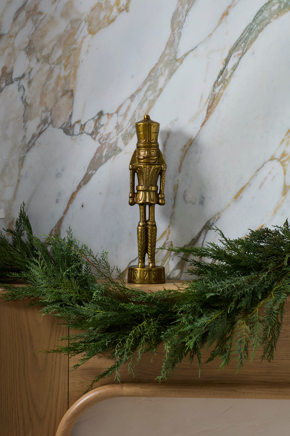 Antique Gold Vintage Nutcracker Figurine