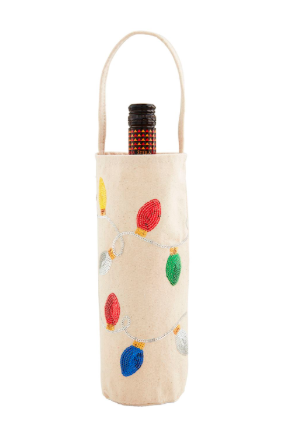 Tinsel & Sequin Wine Bags