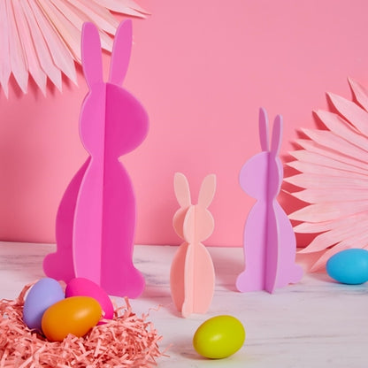 Acrylic Bunnies (Set of 3)