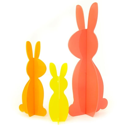 Acrylic Bunnies (Set of 3)
