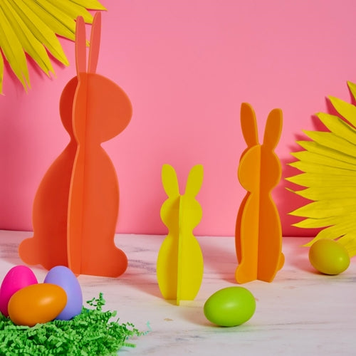 Acrylic Bunnies (Set of 3)