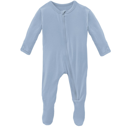 Kickee Pants Basic Footie with Zipper