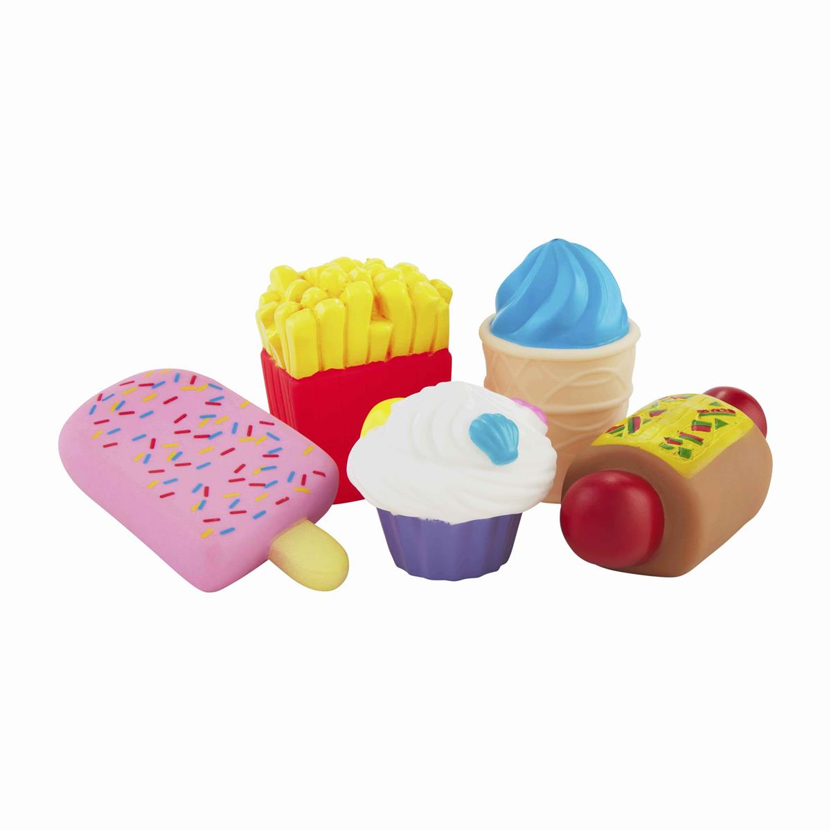 Favorite Foods Bath Toy Set