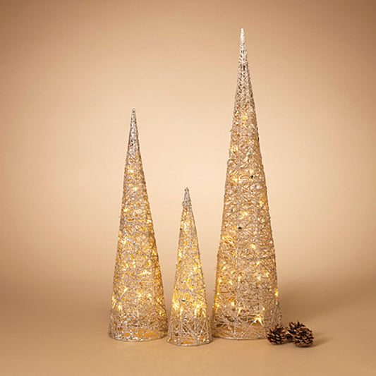 Lighted Holiday Cone