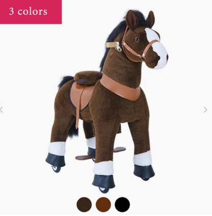 Ride-On Chocolate Brown Horse
