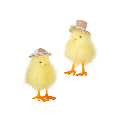 6" Chick with Hat