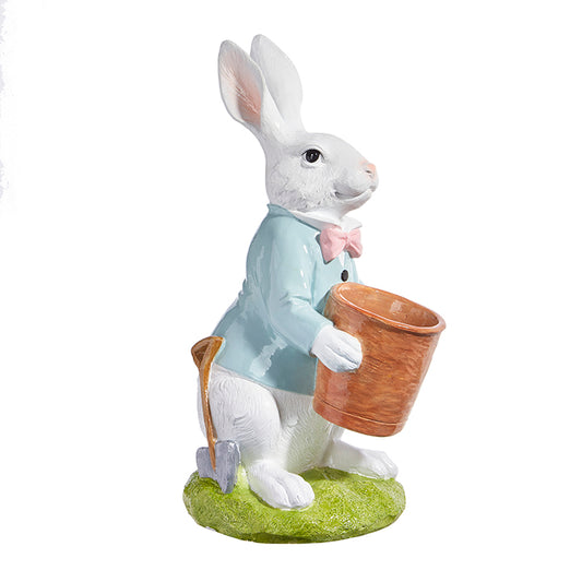 18" Bunny with Pot