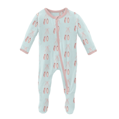 Kickee Pants Basic Footie with Zipper