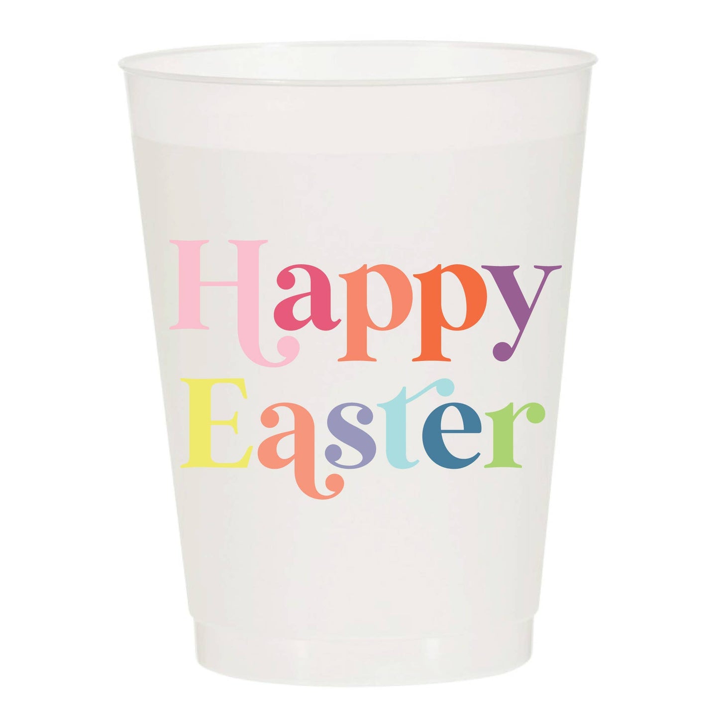 Happy Easter Frosted Cups (Pack of 6)