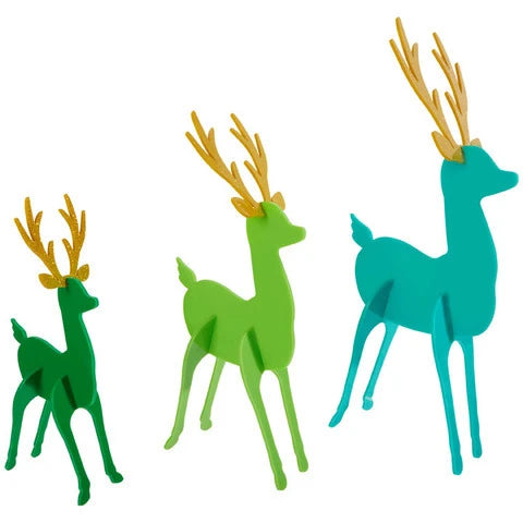 Acrylic Deer (Set of 3)