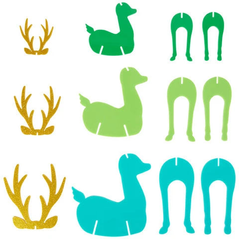 Acrylic Deer (Set of 3)