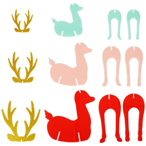 Acrylic Deer (Set of 3)