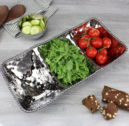 3-Section Serving Piece