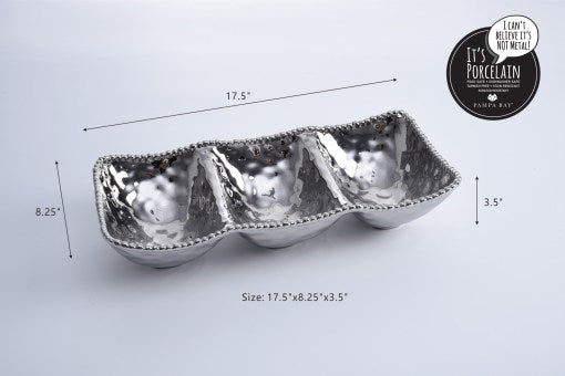 3-Section Serving Piece
