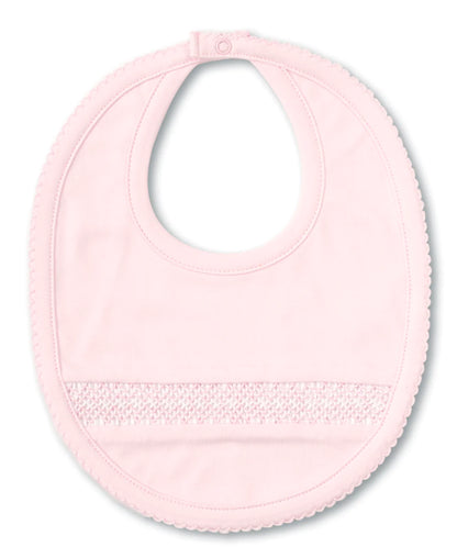 Kissy Kissy Hand Smocked CLB Charmed Bib