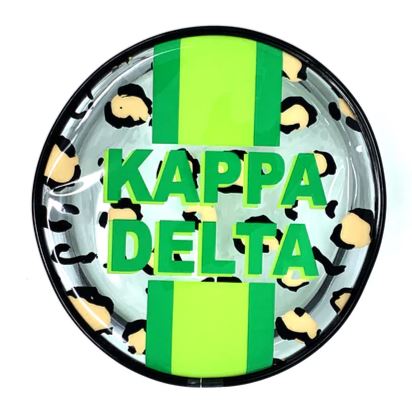 Sorority Cosmetic Bag with Colorful Stripe