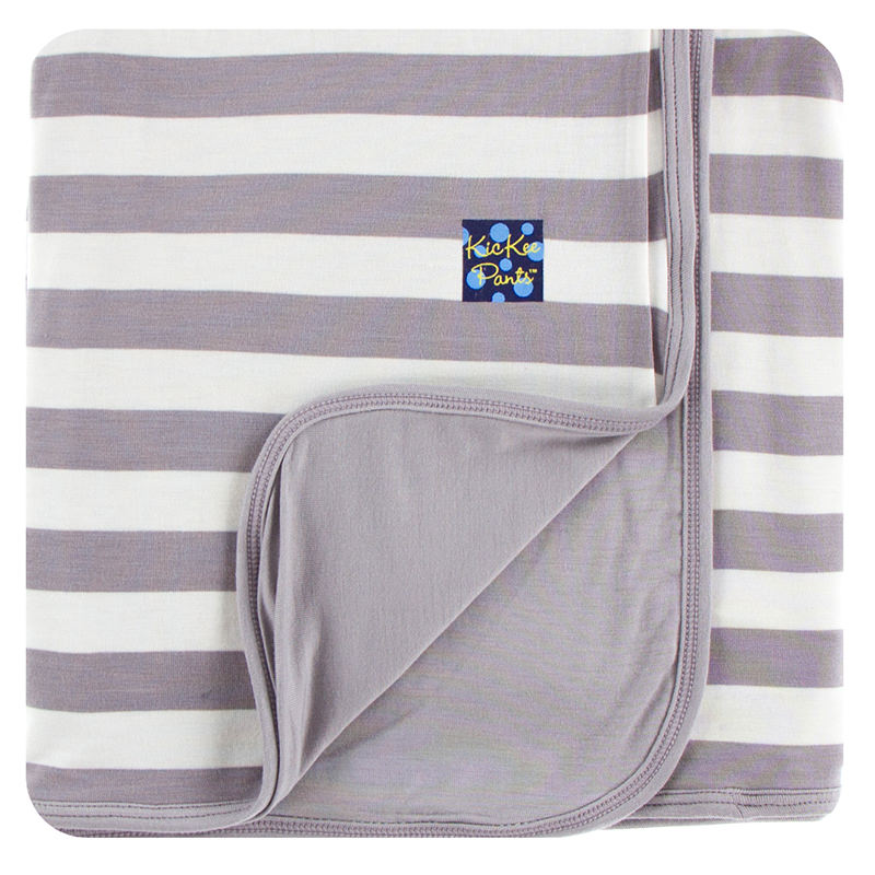 Essentials Print Ruffle Stroller Blanket