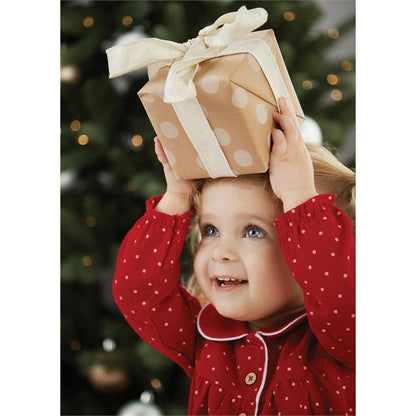 Polka Dot Flannel Gown