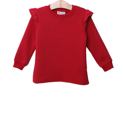 Ruffle Sweatshirt