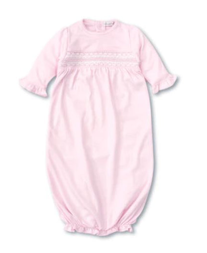 Kissy Kissy Hand Smocked CLB Charmed Sack Gown