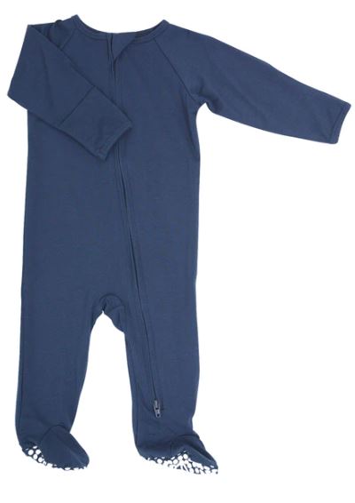 Sweet Bamboo Zipper Footie