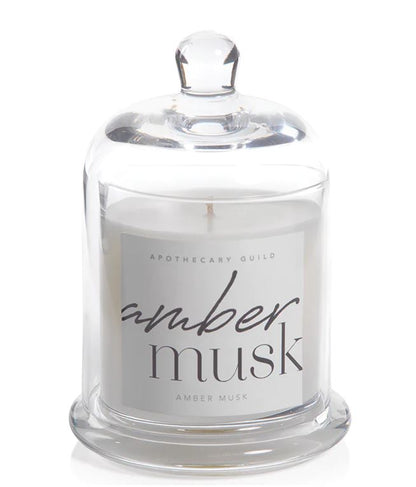 Apothecary Guild Scented Candle Jar with Glass Dome