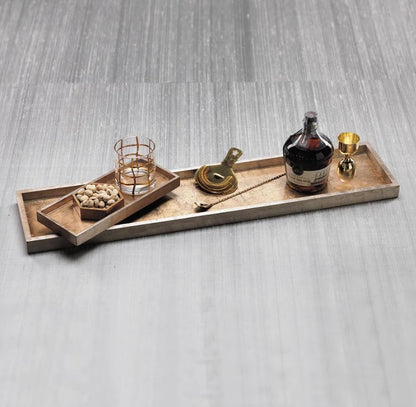 Antique Gold and Silver Serving Tray