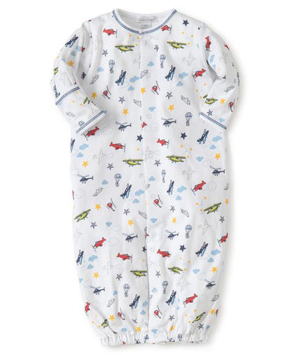 Kissy Aviators Print Convertible Gown