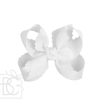Large Scalloped Bow 4.5"