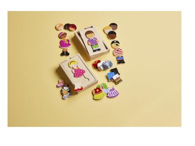 Boxed Dress Up Wood Toy
