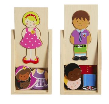 Boxed Dress Up Wood Toy