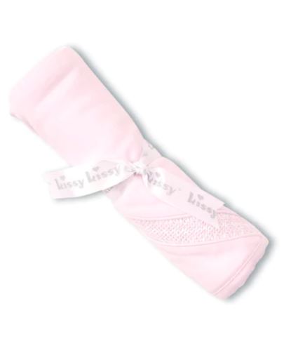 Kissy Kissy Hand Smocked CLB Charmed Blanket
