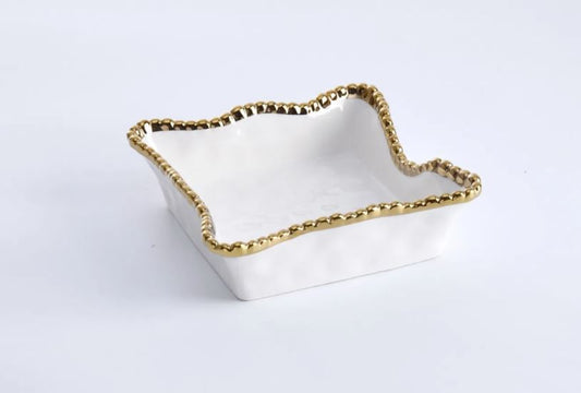 Golden Salerno Cocktail Napkin Holder