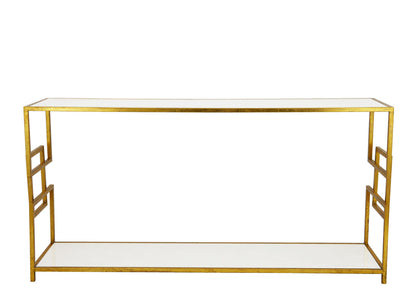 Gold Console Table